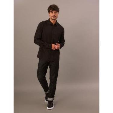 Imagem de Camisa Manga Longa Calvin Klein Jeans Regular Linho Com Viscose-Masculino