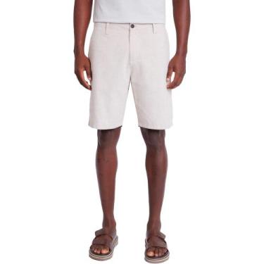 Imagem de Bermuda Aramis Chino Maquinetada VE24 Bege Masculino, 42