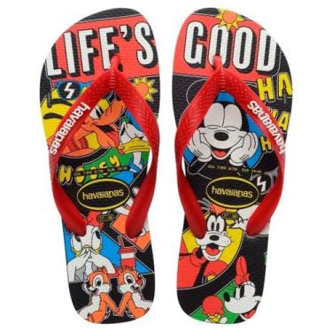 Imagem de Chinelo Havaianas Stitch Dedo Top Disney Classics Original, 35/36, Bra