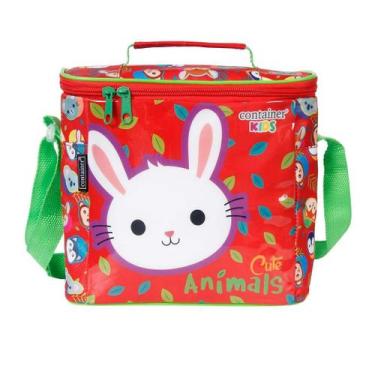 Imagem de Lancheira Infantil Feminina Container Kids Vermelha - 13009