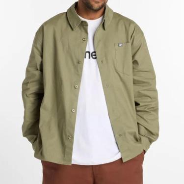 Imagem de Camisa New Balance Numeric Botton Up Green, Verde, G