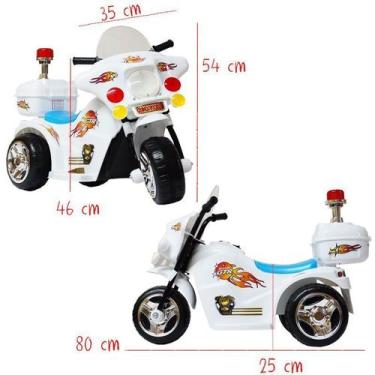 Imagem de Mini Moto Elétrica Triciclo Criança Infantil Bateria 6V Importway BW00