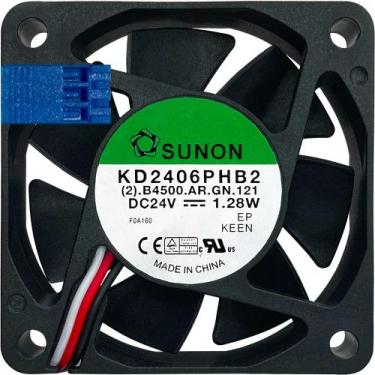 Imagem de Cooler KD2406PHB2 24V 1.28W 0.05A 3L 6P 6015 Original - Sunon