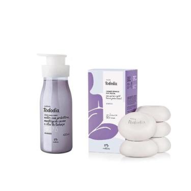 Imagem de kit tododia Creme Desodorante Nutritivo Para o Corpo Tododia Algodão 4