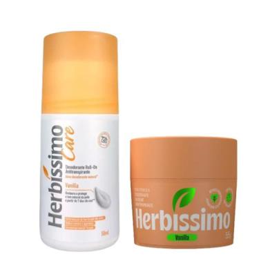 Imagem de Kit Desodorante Herbíssimo Roll-on + Pote Vanilla - Dana