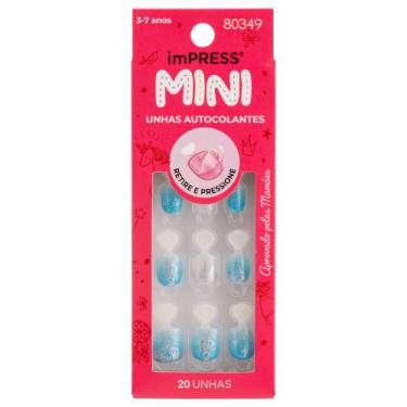 Imagem de Unha Postiça imPRESS Mini Infantil Nighttime - Kiss New York