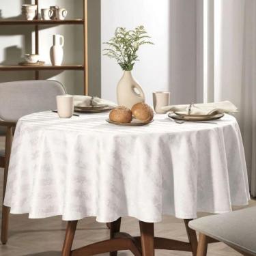 Imagem de Toalha de Mesa Celebra Campestre 1,78 Redonda Branco 01 - Karsten, Úni