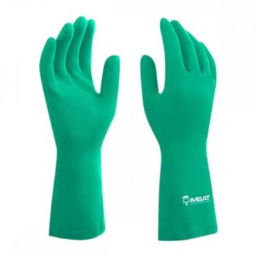 Imagem de Luva Imbat Latex Forrada Verde 07-P - Kit C/12 Unidades