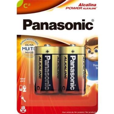 Imagem de Pilha Alcalina 1,5V C (C/2 Pilhas) Panasonic - CAR / 2