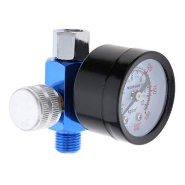 Imagem de dailymall Mini controlador de regulador de pressão de ar em spray leve - Prata, 42 mm