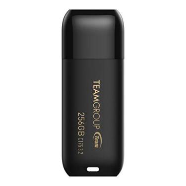 Imagem de TEAMGROUP C175 256GB USB 3.2 Geração 1 (USB 3.1/3.0) Leitura 100 MB/s Flash Drive, Memory Stick Compatível com Computador/Laptop Preto Fosco TC1753256GB01