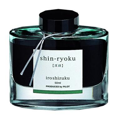 Imagem de Pilot Tinta para caneta-tinteiro Iroshizuku – frasco de 50 ml – Verde escuro Shin-ryoku (verde profundo)