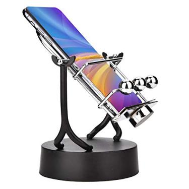 Imagem de Agitador automático de telefone móvel USB portátil passos Wiggle Swing Motion Phone Holder, para telefones celulares WeChat Movement