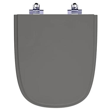 Imagem de Assento Sanitário Amortecido Ibiza Ambar (cinza Escuro) para vaso Incepa