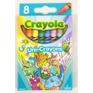 Imagem de Crayola Uni-Crayons 8 unidades de cores de unicórnio