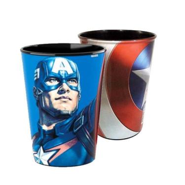 Imagem de Copo Infantil Do Capitão América Marvel 320Ml Plasútil
