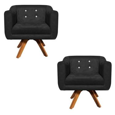 Imagem de Kit 02 Poltronas Giratória Julia Mm30