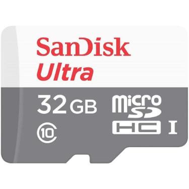Imagem de Cartão De Memória 32Gb Micro Sd Sandisk 10 - Com Adaptador Sd Ultra