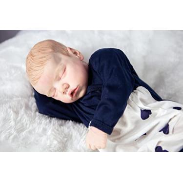 Imagem de Bebê Reborn Realista Miguel, Fofo, Carequinha + Enxoval