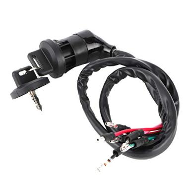 Imagem de aqxreight - Interruptor de ignição, interruptor de ignição de motocicleta com 2 chaves peças de substituição apto para Fourtrax 1986 1987