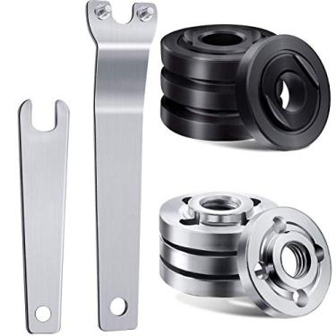 Imagem de Peças de reposição para moedor angular de 100 mm – chave inglesa de moagem, porca de flange interna e moedor de porca de flange externa compatível com Makita e Ryobi