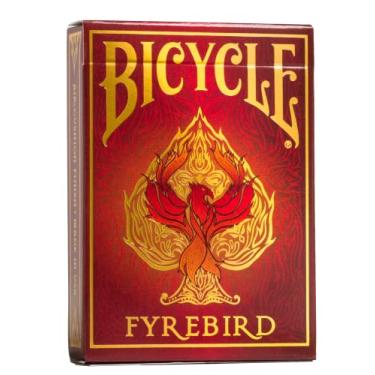 Imagem de Bicycle Fyrebird Playing Cards Red