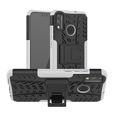 Imagem de YUNCHAO Caixa de telefone Para Huawei Honor 9x Lite Pneu/Honra 8x Texture TPU Profu + PC Protetive Case com suporte capa para celular