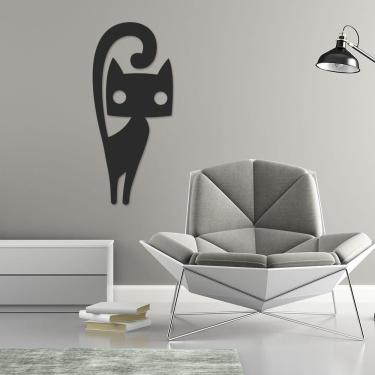 Imagem de Placa Decorativa Gato