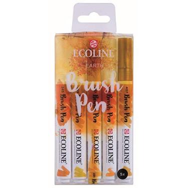 Imagem de Brush Pen Ecoline Estojo com 5 unidades Tons de Marrom