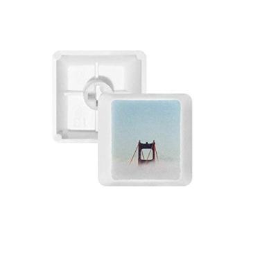 Imagem de Kit de atualização de teclado mecânico PBT Fog Golden Gate Bridge Bay Cloud Keycap