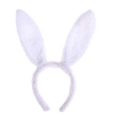 Imagem de ABOOFAN Tiaras De Natal Para Adultos Touca De Páscoa Tiara De Orelhas De Coelhinho Da Pascoa Presentes Favoritos Da Festa Da Páscoa Tiara Peluda Branco Cabelo Luz De Circulação