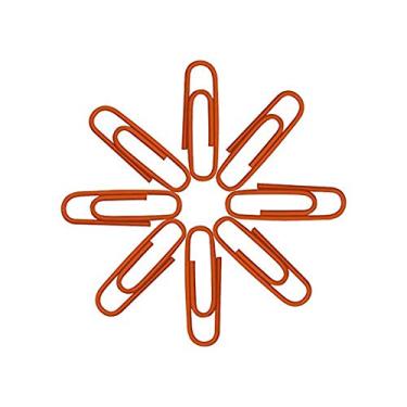 Imagem de Corner Cabin Pacote com 50 clipes de papel grandes jumbo de 10 cm de comprimento – Acessórios de suprimento de escritório de 100 mm de cores sortidas – Agulha de papel fofa – Marcador de livros multicolorido (rosa choque)