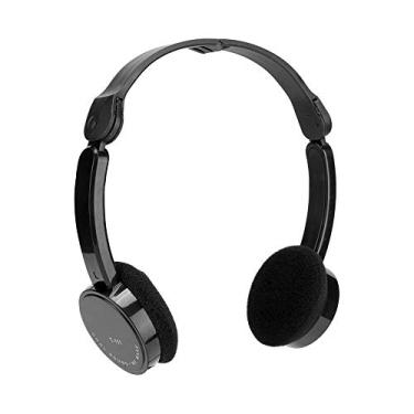 Imagem de Fone de ouvido infantil, fone de ouvido dobrável de fácil armazenamento para smartphone(Preto)