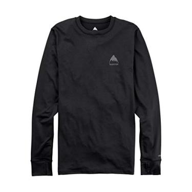 Imagem de Burton Camiseta masculina leve X L/S camada base tamanho P preto verdadeiro