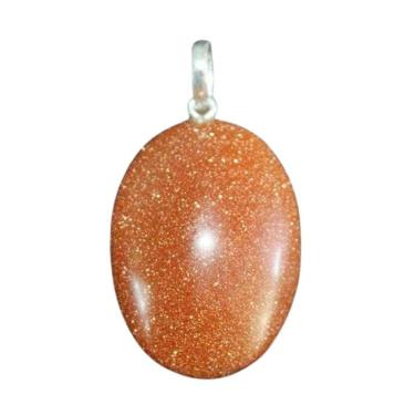 Imagem de Colar Cabochão Pedra do Sol Castoação Prata 950