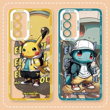 Imagem de Capa macia Pokémon Clear para Samsung Galaxy  Capa de Silicone  A53  A73  A13  A51  A71  A04  A04S