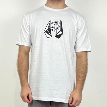 Imagem de Camiseta Volcom Heavy Hug Branco-Masculino