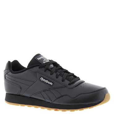Imagem de Reebok Tênis masculino clássico Harman Run casual, Preto/Goma, 44