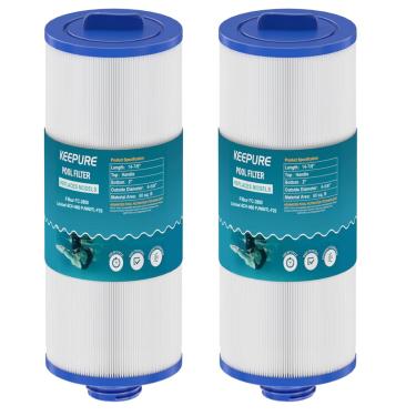 Imagem de KEEPURE 6CH-960 filtro de spa de substituição para filtros de jacuzzi J300, 14081, J400, FC-2800, PJW60TL-F2S, 6541-383, 6000-383A filtro de banheira de hidromassagem com alça fechada (não ser