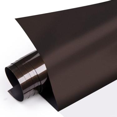 Imagem de Vinil de transferência de calor Mocha Brown Iron on Vinyl, Chocolates – Vinil HTV impermeável de 30,5 cm x 1,5 m para camiseta (marrom mocha)