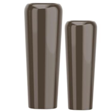 Imagem de Jogo Vasos Vietnamita 80cm E 65cm Fibra De Vidro Auto Brilho (Bronze)