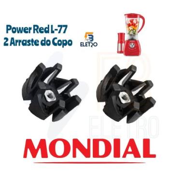 Imagem de Kit 2 Acoplamento Arraste do Copo para Liquidificador Mondial Power Re