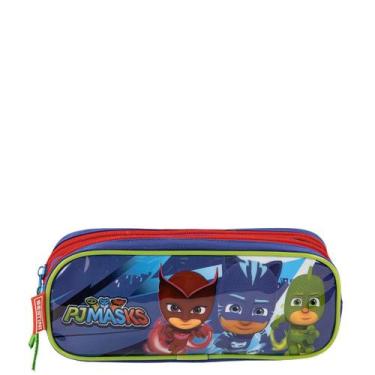 Imagem de Estojo 2 Comp PJ Masks - Colorido - Inmetro