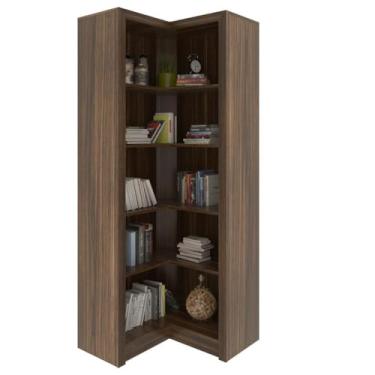 Imagem de Estante Armário de Canto Multimóveis Cr25034 Nogal