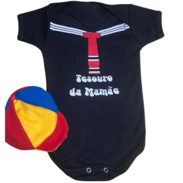 Imagem de Body Fantasia de Bebe Kiko Menino Chapeu Boina - KidsbeHappy, M