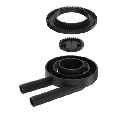Imagem de Queimador Duplo Completo Fogão Industrial Ferro N05 15,5cm - Libaneza