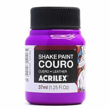Imagem de Tinta p/ couro shake paint 37ml acrilex escolha a cor, 106 ROXO FLUORE