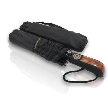 Imagem de Guarda Chuva Automático Preto Unissex Cabe Na Mochila Compacto Reforça