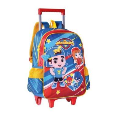 Imagem de Mochila com Rodas Os Aventureiros Infantil Escolar - Clio Style