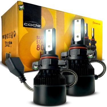 Imagem de Kit Par Lâmpada Automotiva Super Led Standard 12V 8000K H16 Code - Tec